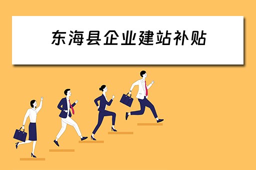 东海县企业建站补贴（东海县企业建站补贴多少）