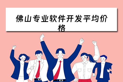 佛山专业软件开发平均价格（佛山软件工作）