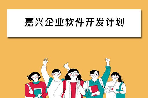 嘉兴企业软件开发计划（嘉兴软件开发公司）