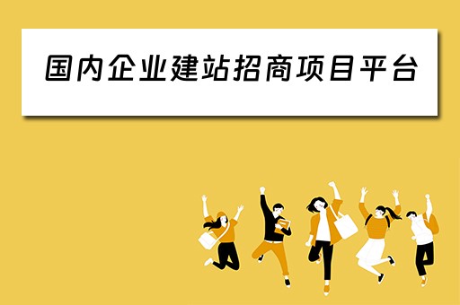 国内企业建站招商项目平台