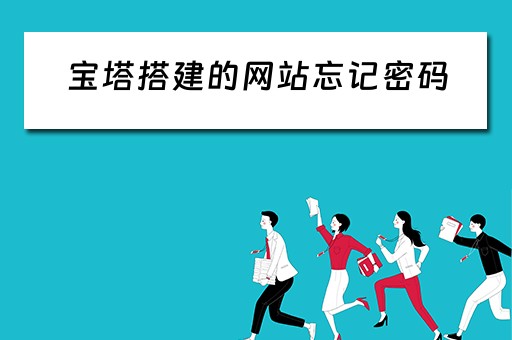 宝塔搭建的网站忘记密码 宝塔搭建的网站忘记密码怎么办