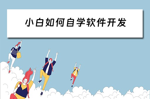小白如何自学软件开发（小白如何自学软件开发技术）