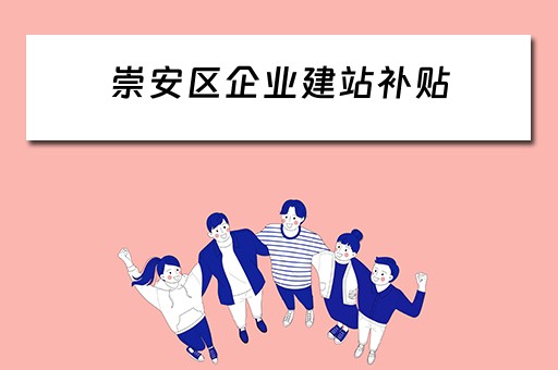 崇安区企业建站补贴（崇安区企业建站补贴多少钱）