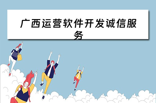 广西运营软件开发诚信服务（广西运营软件开发诚信服务平台官网）