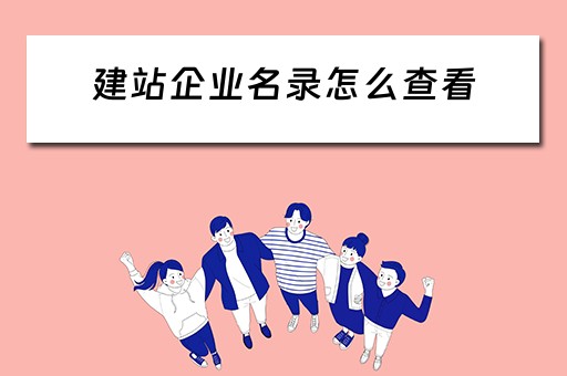 建站企业名录怎么查看（建站企业名录怎么查看的）
