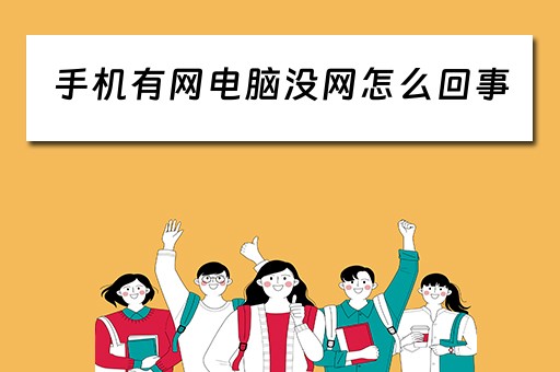 手机有网电脑没网怎么回事