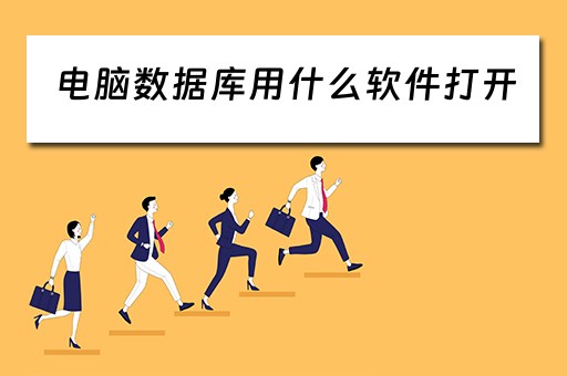 电脑数据库用什么软件打开