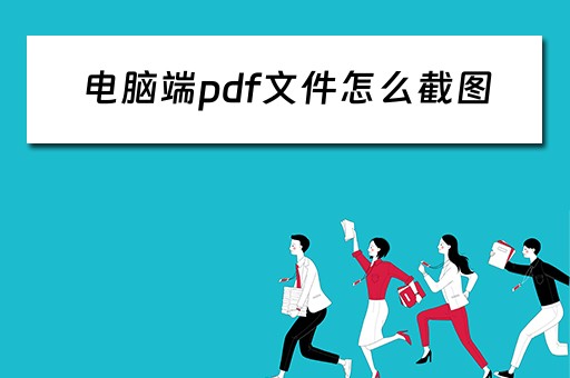 电脑端pdf文件怎么截图