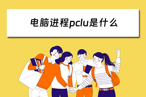 电脑进程pclu是什么