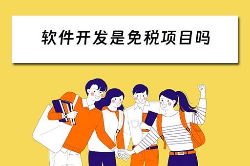 软件开发是免税项目吗（软件开发是免税项目吗为什么）