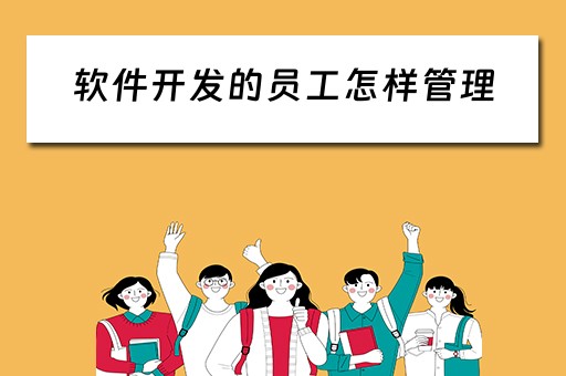软件开发的员工怎样管理（软件开发的员工怎样管理好）