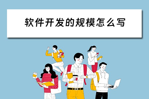 软件开发的规模怎么写（软件开发公司规模）