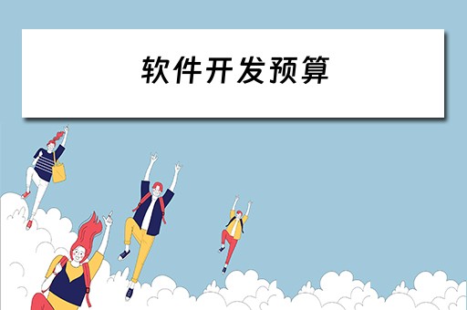 软件开发预算（软件开发预算如何编制）