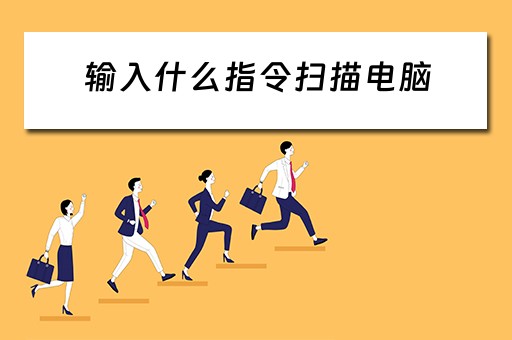 输入什么指令扫描电脑