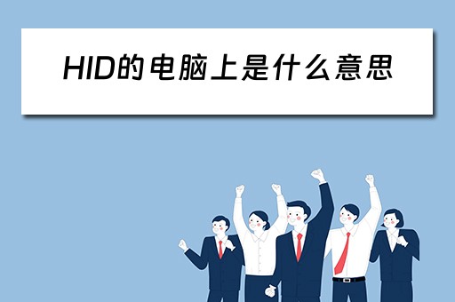 HID的电脑上是什么意思