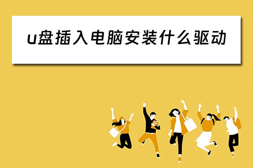 u盘插入电脑安装什么驱动