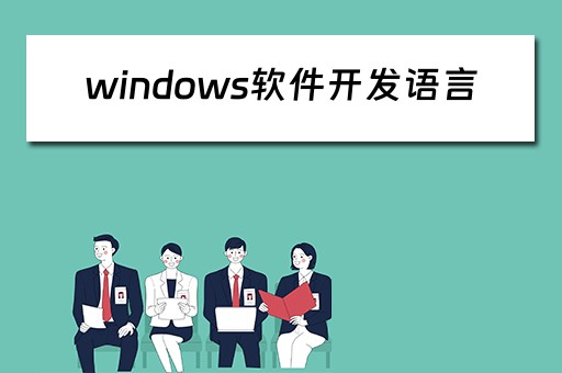 windows软件开发语言（开发windows软件常用语言）